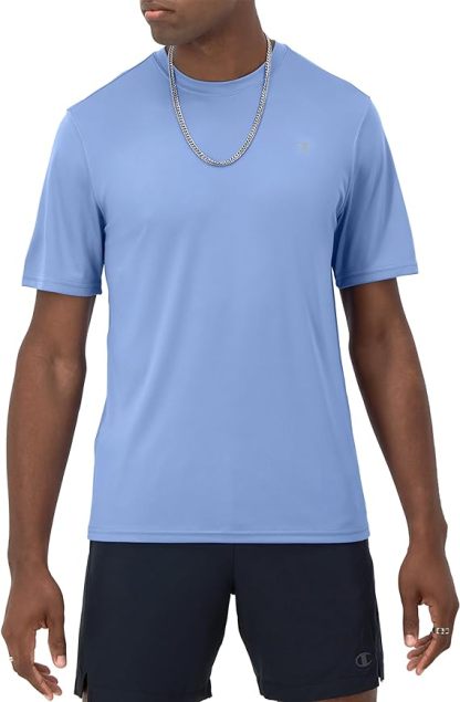 Chamkhjgpion Men'S Tshirt, Sport Tee, Moisture Wicking, Anti Odor, Athletic T-Shirt For Men Reg. Or Big & Tall