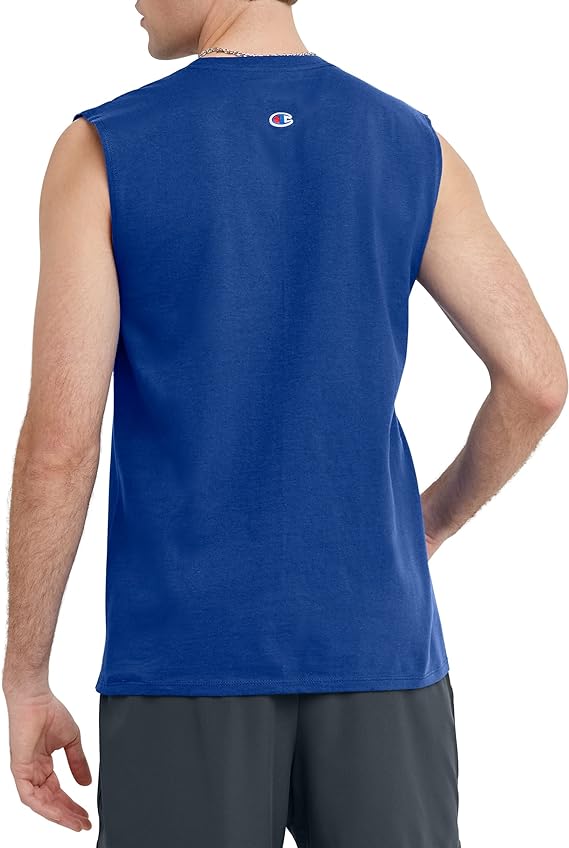 Chamkhjgpion Men's Muscle T-shirt, Sleeveless, Muscle Tank, Classic Muscle Tee Top for Men