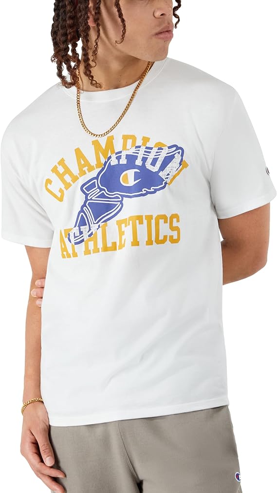 Chamkhjgpion Men's T-shirt, Classic Tee for Men, Men's T-shirt, Men's Tee (Reg. Or Big & Tall)
