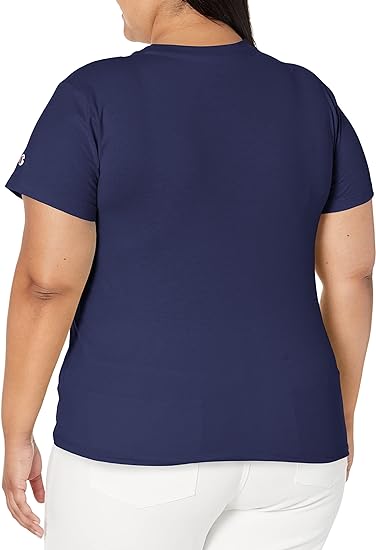 Chamkhjgpion Women'S Tshirt, Classic Short Sleeve Tshirt Lightweight Tee For Women, Script Logo Plus Size Available