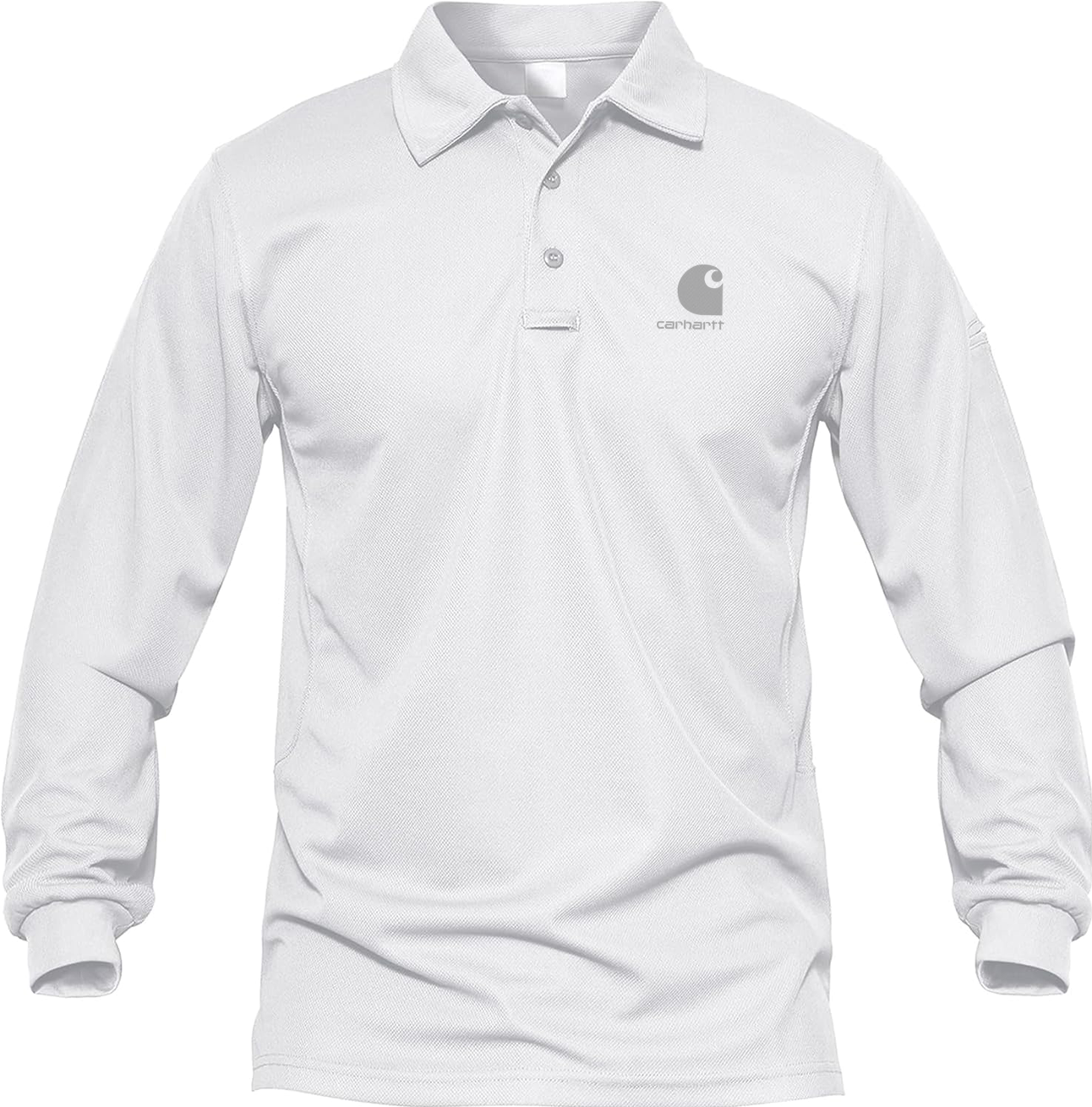 Carhkhjgartt Men's Quick Dry Long Sleeve Polo Shirt