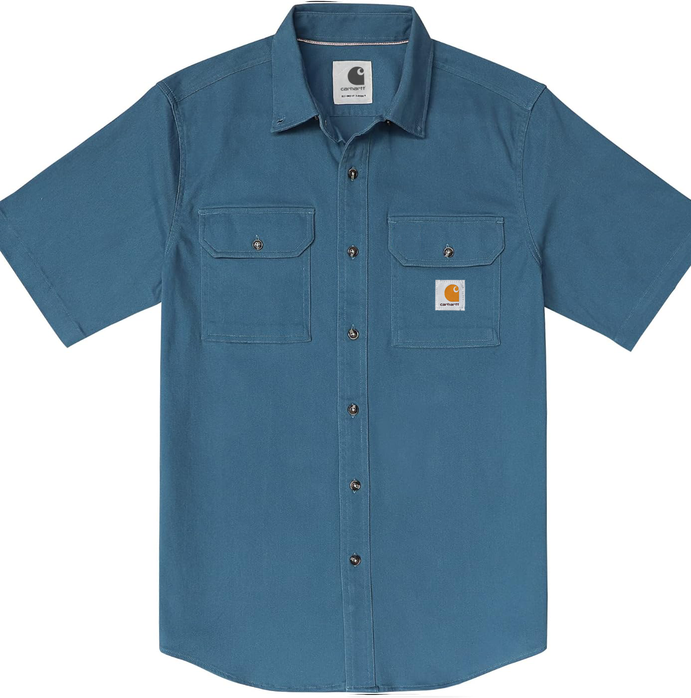 Carhkhjgartt Men's Short Sleeve Button Down Shirt