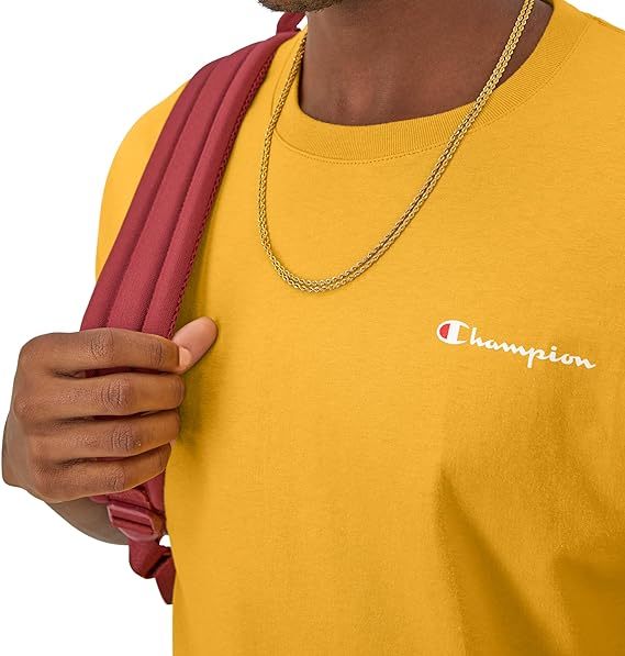 Chamkhjgpion Men'S Tshirt, Classic Graphic Tshirt Soft And Comfortable T-Shirts For Men, Script Logo