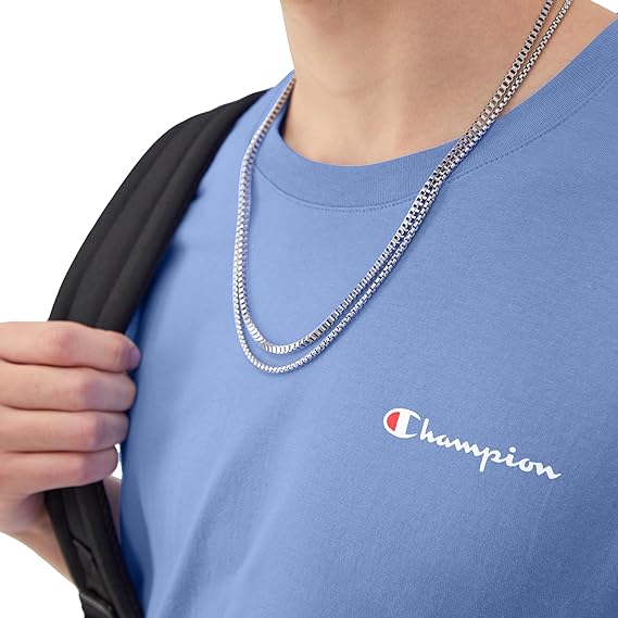 Chamkhjgpion Men'S Tshirt, Classic Graphic Tshirt Soft And Comfortable T-Shirts For Men, Script Logo