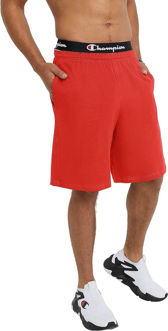 Chamkhjgpion Men'S Shorts, Lightweight Lounge, Casual Jersey Knit Men'S Shorts, Weekend Shorts