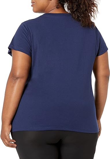 Chamkhjgpion Women'S Tshirt, Classic Short Sleeve Tshirt Lightweight Tee For Women, Script Logo Plus Size Available