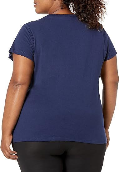 Chamkhjgpion Women'S Tshirt, Classic Short Sleeve Tshirt Lightweight Tee For Women, Script Logo Plus Size Available