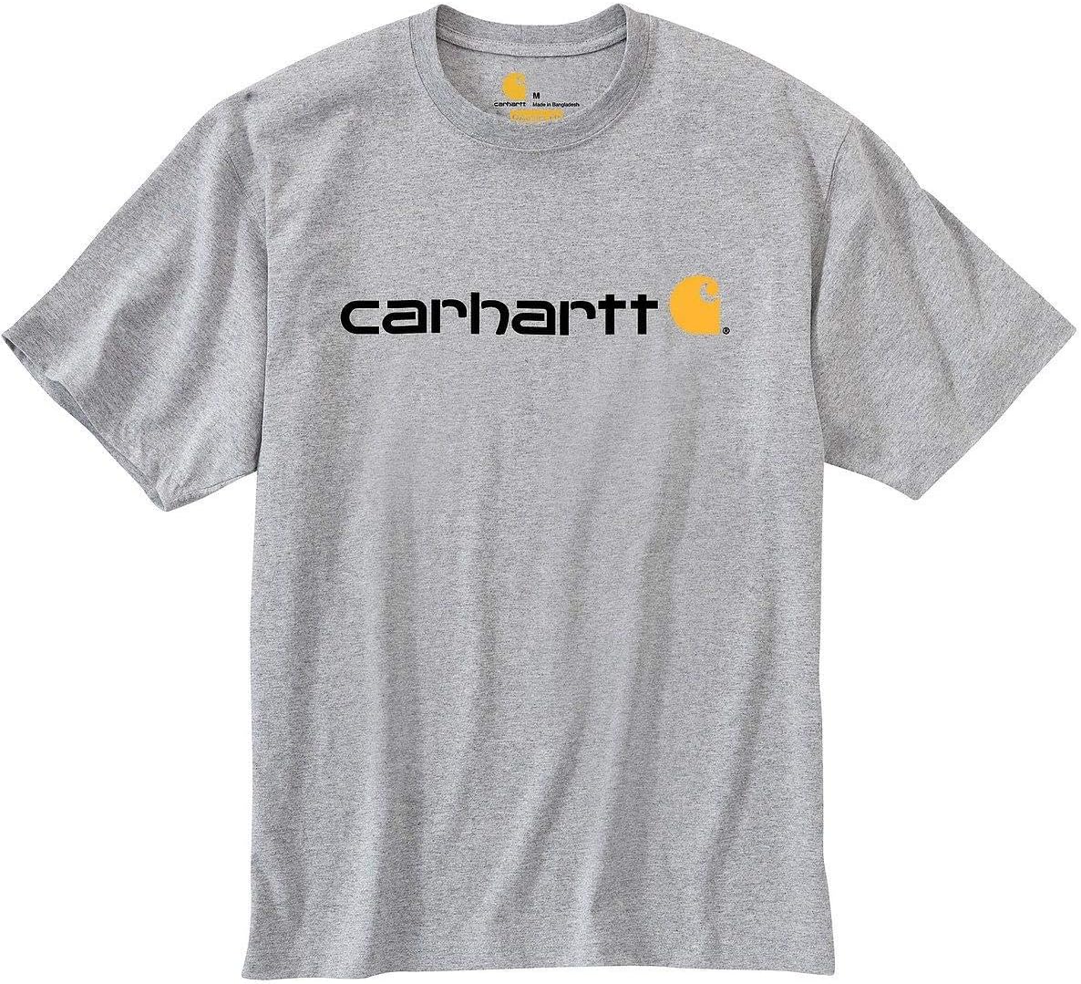 Carhkhjgartt Women's Loose Heavy Short Sleeve Logo Graphic T-Shirt