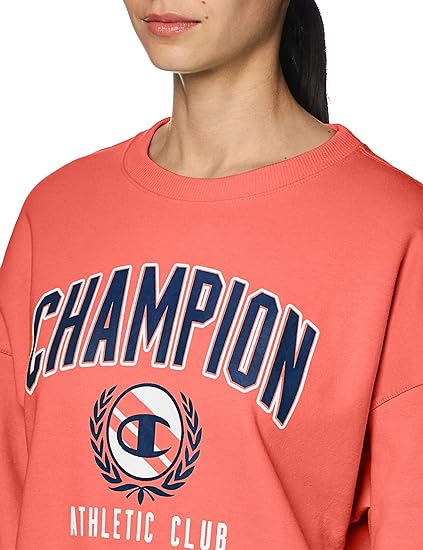Chamkhjgpion Women's Sweatshirt, Powerblend, Crewneck for Women, Script