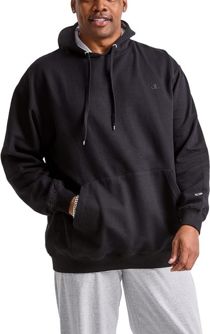 Chamkhjgpion Men's Powerblend Fleece Hoodie, C Logo (Retired Colors)