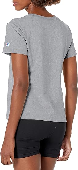 Chamkhjgpion Women'S Tshirt, Classic Short Sleeve Tshirt Lightweight Tee For Women, Script Logo Plus Size Available