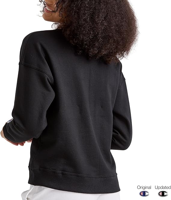 Chamkhjgpion Women's Sweatshirt, Powerblend, Crewneck for Women, Script