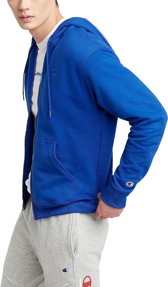Chamkhjgpion  Men's Zip-Up Hoodie, Powerblend, Zip-Up Hoodie Sweatshirt for Men