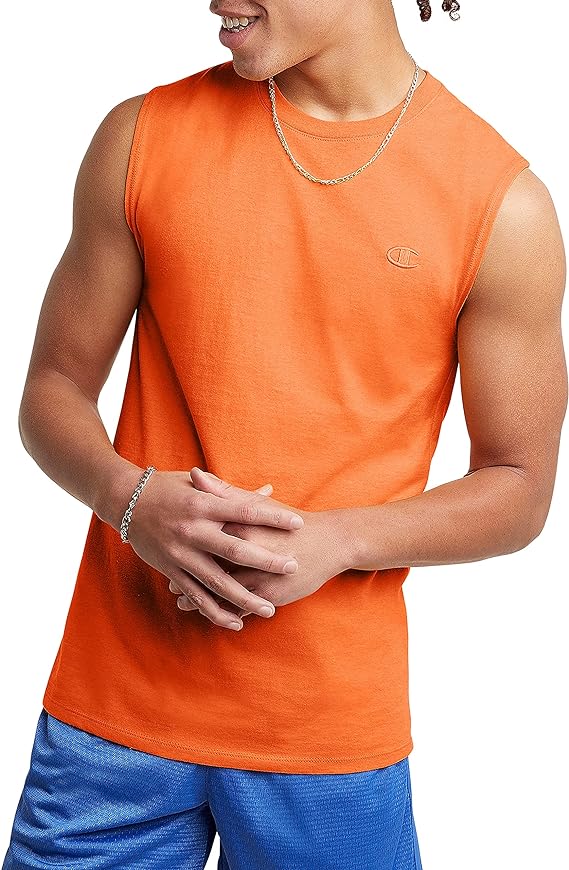Chamkhjgpion Men's Muscle T-shirt, Sleeveless, Muscle Tank, Classic Muscle Tee Top for Men