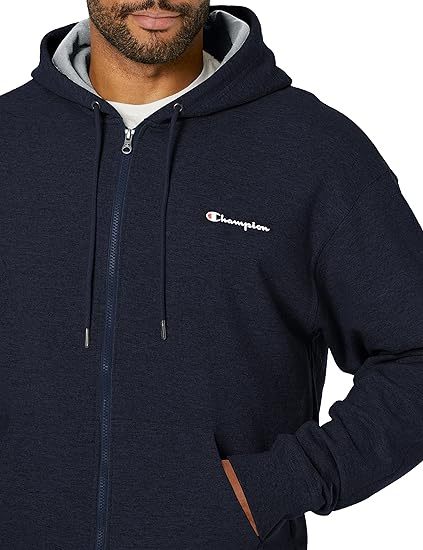 Chamkhjgpion  Men's Zip-Up Hoodie, Powerblend, Zip-Up Hoodie Sweatshirt for Men