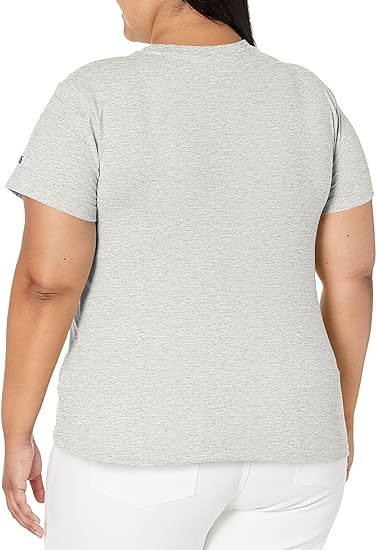 Chamkhjgpion Women'S Tshirt, Classic Short Sleeve Tshirt Lightweight Tee For Women, Script Logo Plus Size Available