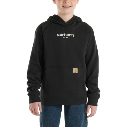 Boys' Carhartt Force Long-Sleeve Fleece Hooded Sweatshirt