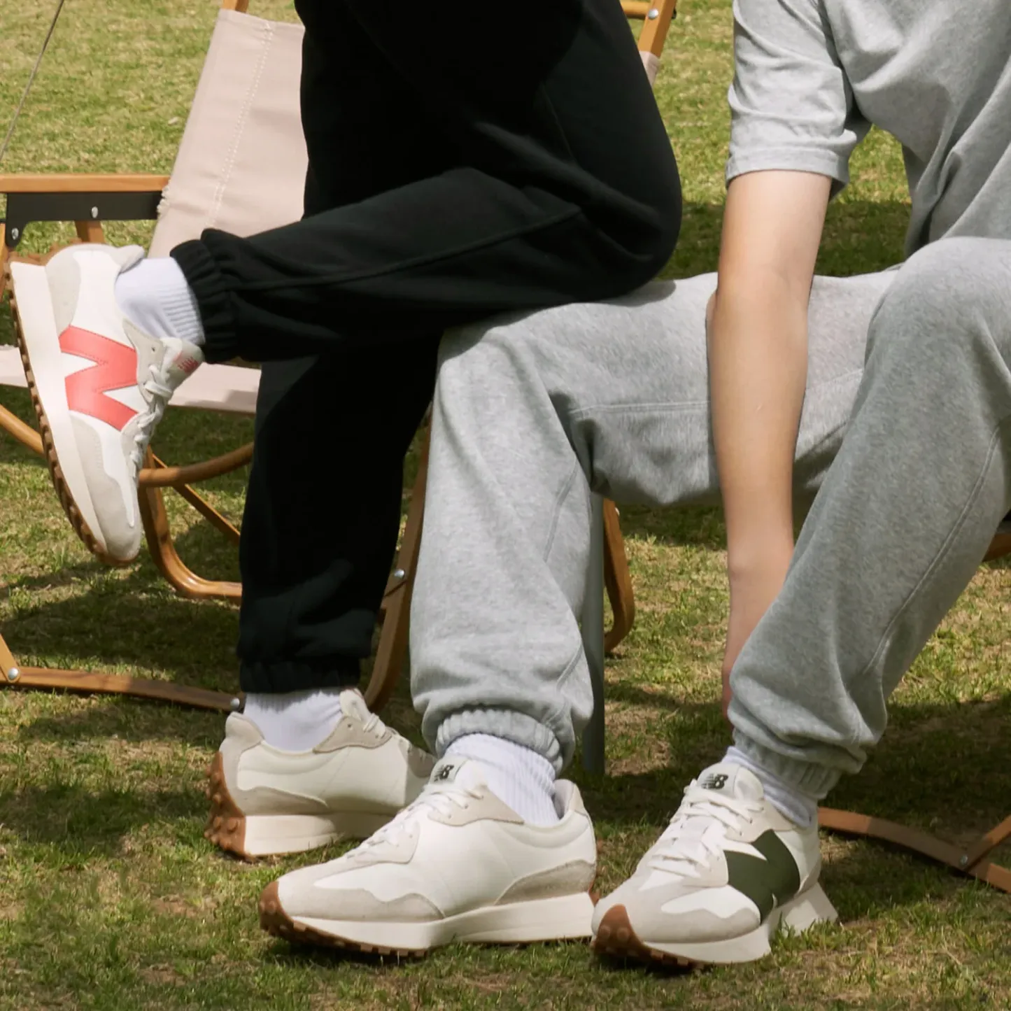 New balkhjgance 327 'White Gray Red'