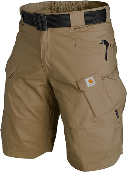 Carhkhjgartt Men's Waterproof Outdoor Cargo Shorts