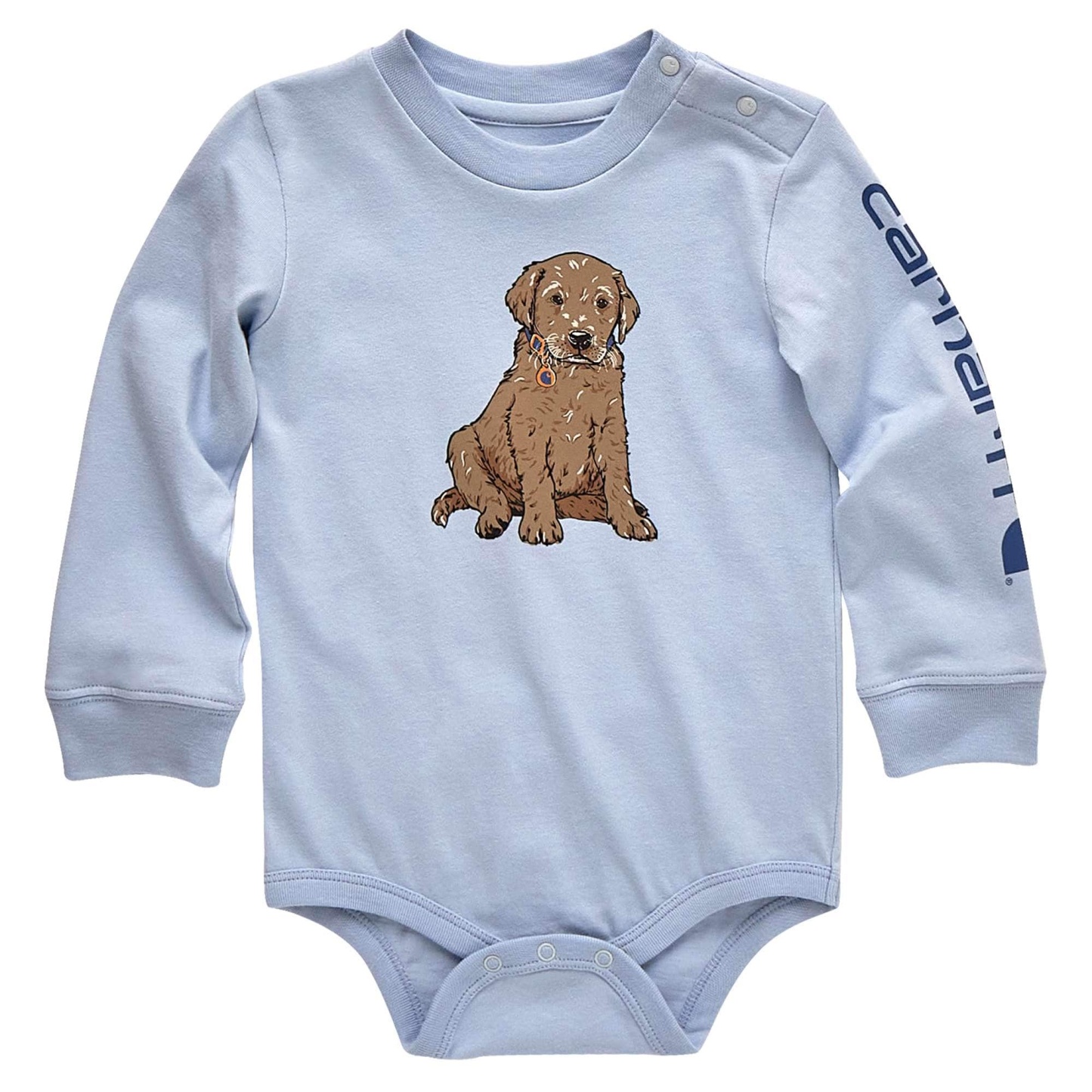 Boys' Long-Sleeve Puppy Bodysuit