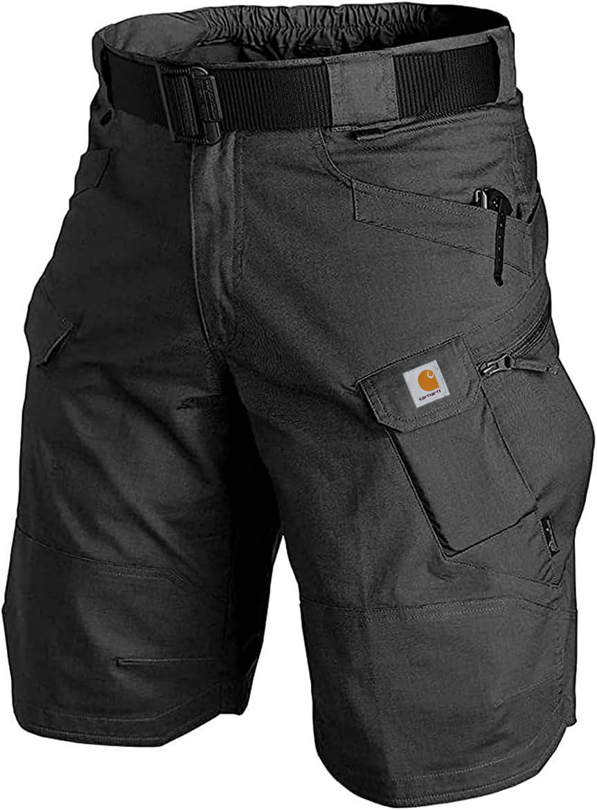 Carhkhjgartt Men's Waterproof Outdoor Cargo Shorts