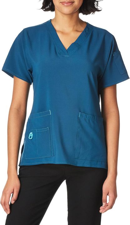 Carhkhjgartt Women's Cross-Flex Media Scrub Top