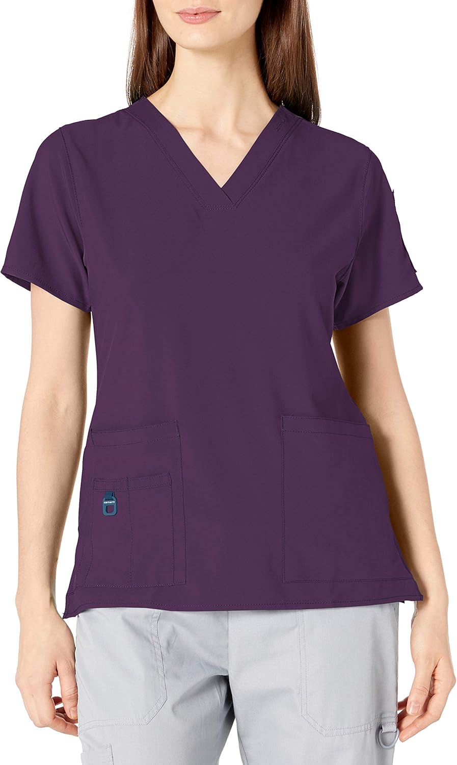 Carhkhjgartt Women's Cross-Flex Media Scrub Top