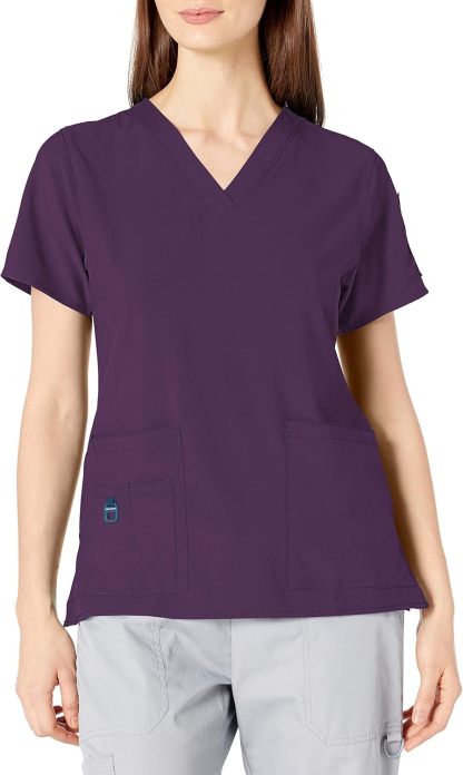 Carhkhjgartt Women's Cross-Flex Media Scrub Top