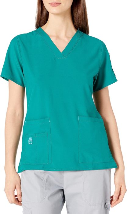 Carhkhjgartt Women's Cross-Flex Media Scrub Top