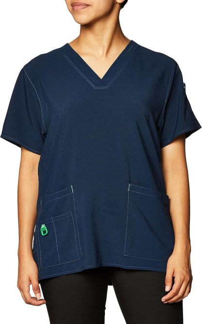 Carhkhjgartt Women's Cross-Flex Media Scrub Top