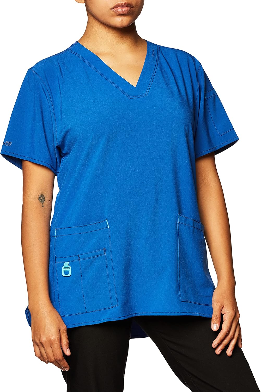 Carhkhjgartt Women's Cross-Flex Media Scrub Top