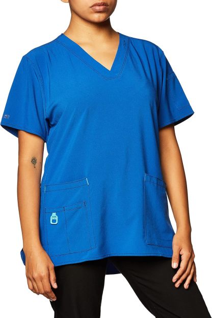 Carhkhjgartt Women's Cross-Flex Media Scrub Top