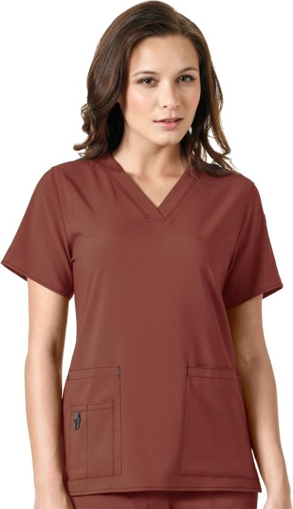 Carhkhjgartt Women's Cross-Flex Media Scrub Top