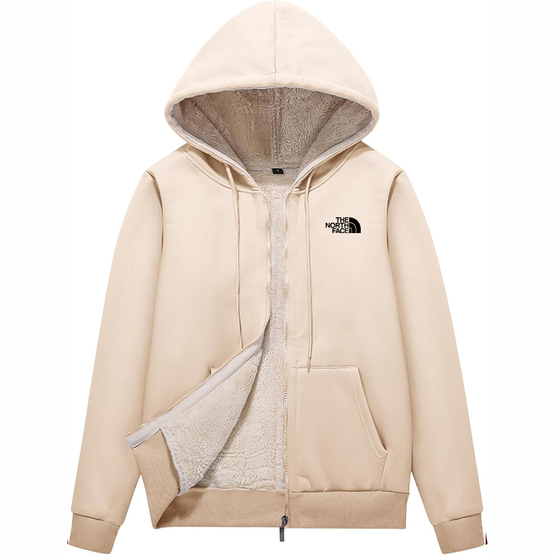 The Nokhjgrth Face-Women Winter Hoodies Zip Up Fleece Sherpa Lined Warm Sweatshirts Jacket