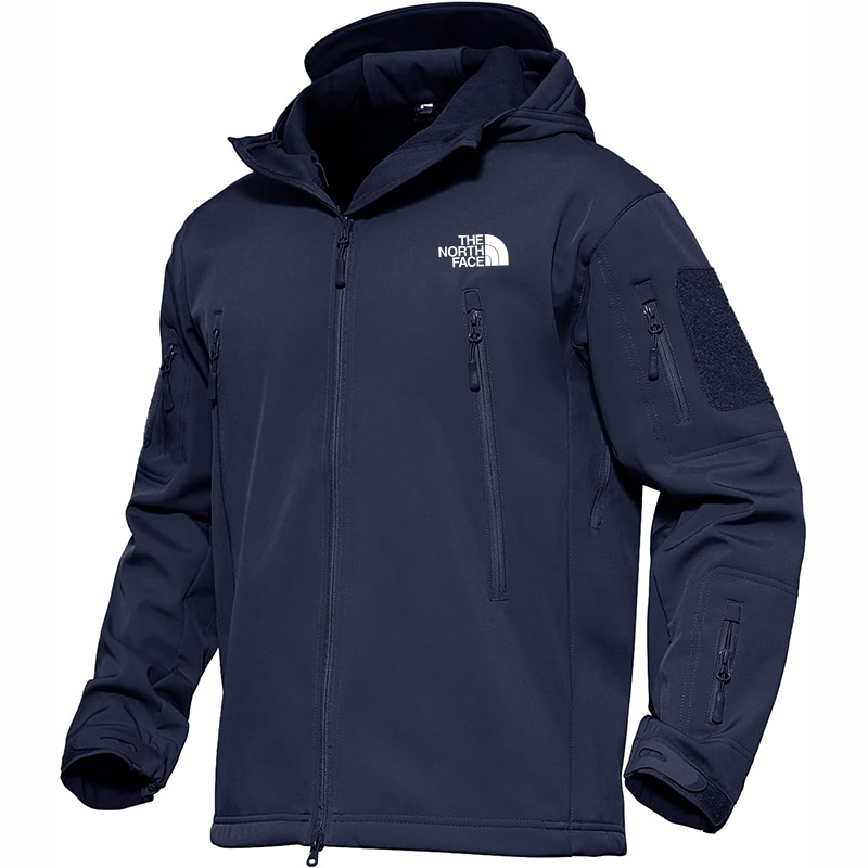 The Nokhjgrth Face-Men's Jacket Tactical Performance Waterproof Softshell Jackets Fleece Lined Ski Snow Winter Windbreaker
