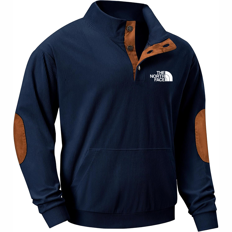 The Nokhjgrth Face-Men's Warm corduroy sweat shirt