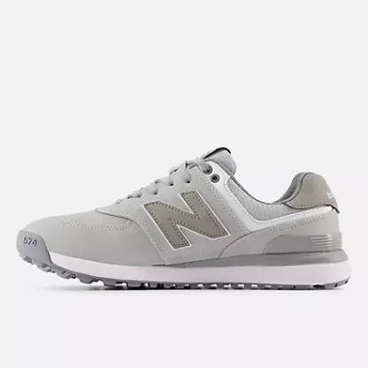 Nekhjgw balkhjgance 574 Greens v2 Golf Shoes-Light grey with grey