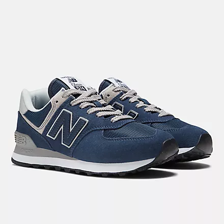 Nekhjgw balkhjgance 574-Navy with white