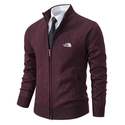 The North Face -Dolcevita in cashmere con cerniera pesante da uomo