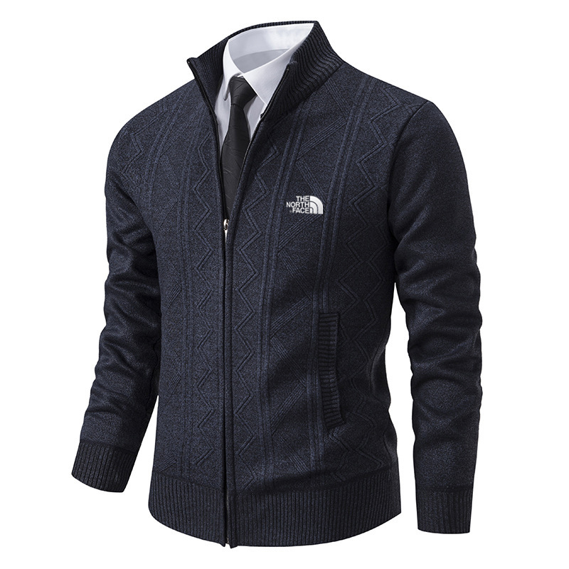 The North Face -Dolcevita in cashmere con cerniera pesante da uomo