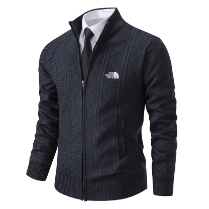 The North Face -Dolcevita in cashmere con cerniera pesante da uomo