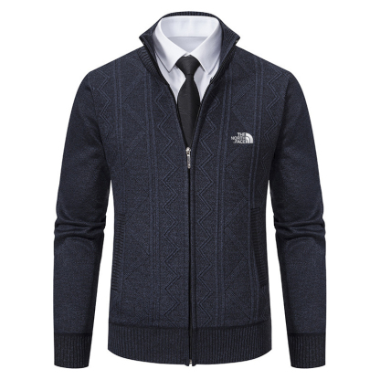 The North Face -Dolcevita in cashmere con cerniera pesante da uomo
