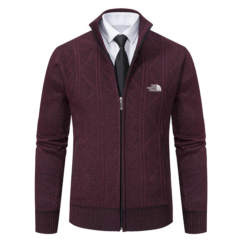 The North Face -Dolcevita in cashmere con cerniera pesante da uomo