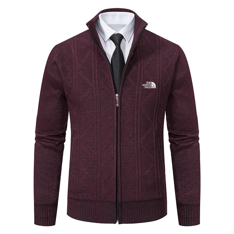 The North Face -Dolcevita in cashmere con cerniera pesante da uomo