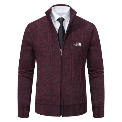 The North Face -Dolcevita in cashmere con cerniera pesante da uomo