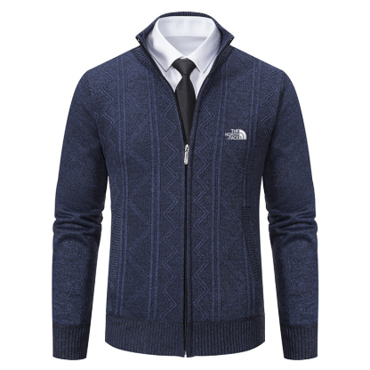 The North Face -Dolcevita in cashmere con cerniera pesante da uomo