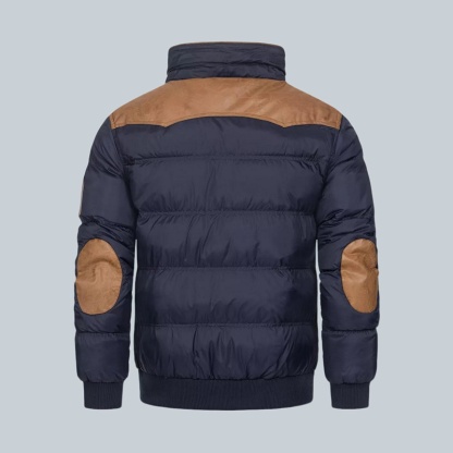 𝗧𝗵𝗲 𝗡𝗼𝗿𝘁𝗵 𝗙𝗮𝗰𝗲- Chaqueta bomber vintage de cuello alto y cachemira