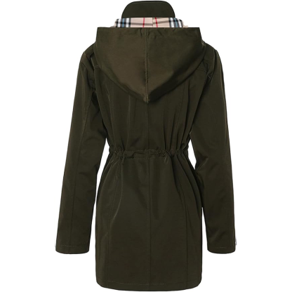 2025 TNF®-Giacca lunga con cappuccio da donna, giacca antivento antipioggia multifunzionale da esterno