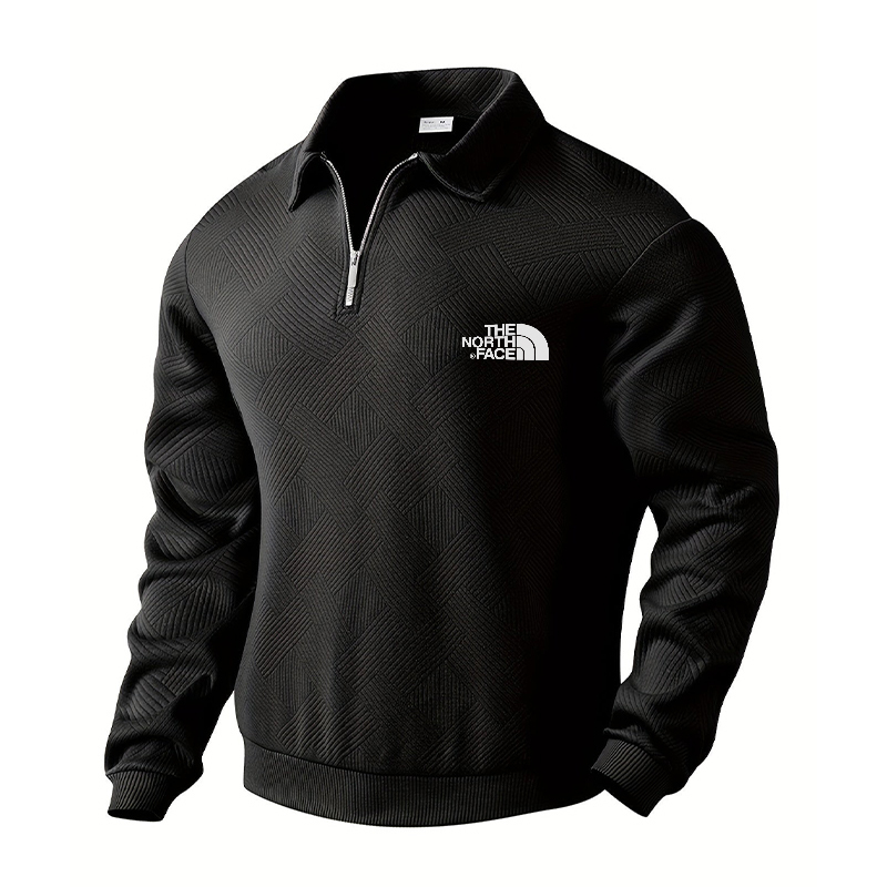 Maglione da giacca con mezza zip lavorato a maglia autunno e inverno