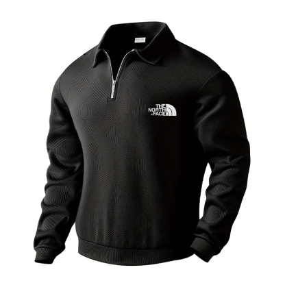 Maglione da giacca con mezza zip lavorato a maglia autunno e inverno